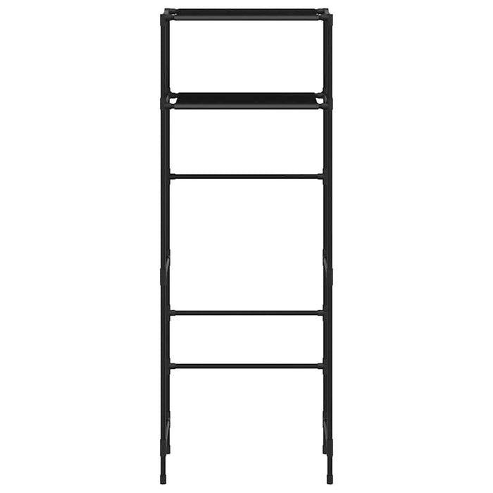 Etajeră deasupra toaletei 2 polițe, negru, 53,5x28x143 cm, fier - WALTI WALTI