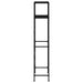 Etajeră deasupra toaletei 2 polițe, negru, 53,5x28x143 cm, fier - WALTI WALTI