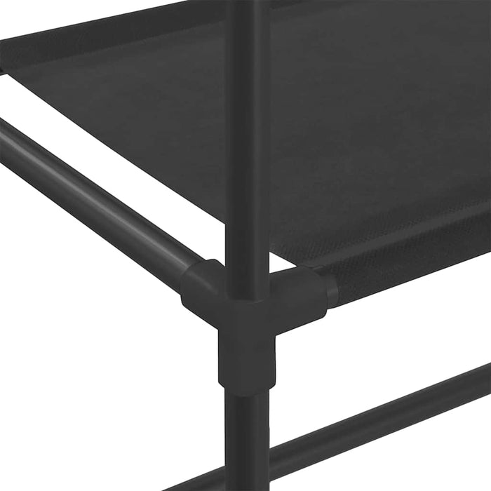 Etajeră deasupra toaletei 2 polițe, negru, 53,5x28x143 cm, fier - WALTI WALTI