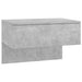 Noptiere de perete, 2 buc., gri beton - WALTI WALTI