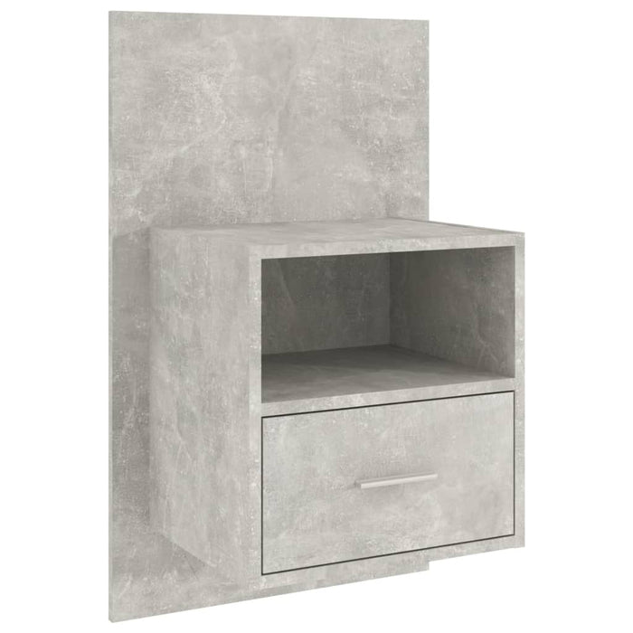 Noptieră de perete, gri beton - WALTI WALTI