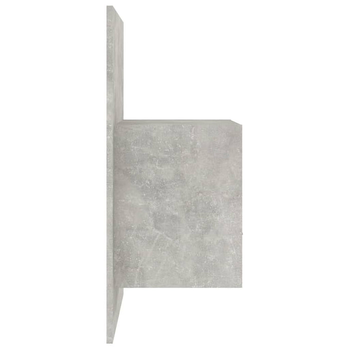 Noptiere de perete, 2 buc., gri beton - WALTI WALTI
