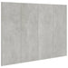 Tăblie de pat, gri beton, 120x1,5x80 cm, lemn prelucrat - WALTI WALTI