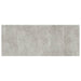Tăblie de pat, gri beton, 200x1,5x80 cm, lemn prelucrat - WALTI WALTI
