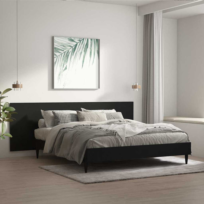 Tăblie de pat, negru, 240x1,5x80 cm, lemn prelucrat - WALTI WALTI
