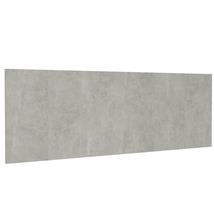 Tăblie de pat/ perete, gri beton, 240x1,5x80 cm, lemn prelucrat - WALTI WALTI