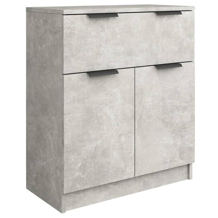 Dulap, gri beton, 60x30x70 cm, lemn prelucrat WALTI