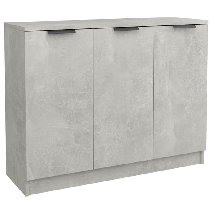 Servantă, gri beton, 90,5x30x70 cm, lemn prelucrat - WALTI WALTI