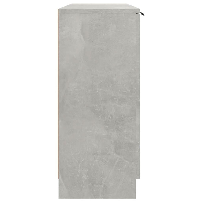 Servantă, gri beton, 90,5x30x70 cm, lemn prelucrat - WALTI WALTI