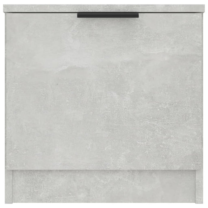Noptieră, gri beton, 40x39x40 cm - WALTI WALTI
