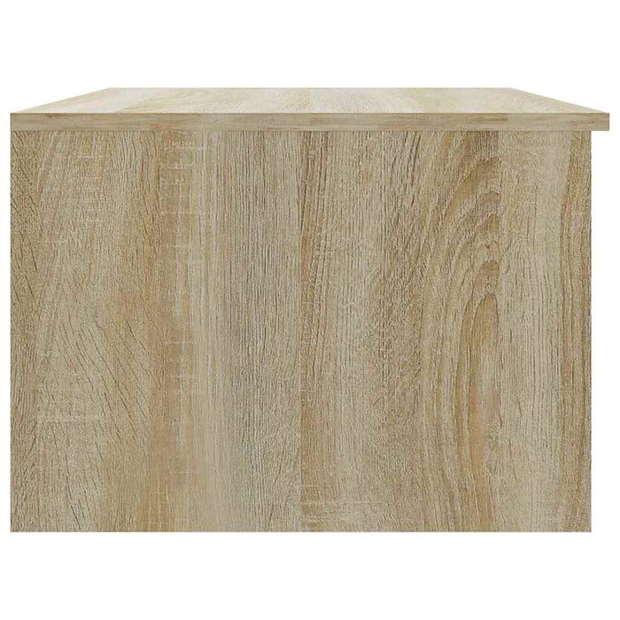 Măsuță de cafea alb și stejar sonoma 50x50x36 cm lemn prelucrat WALTI