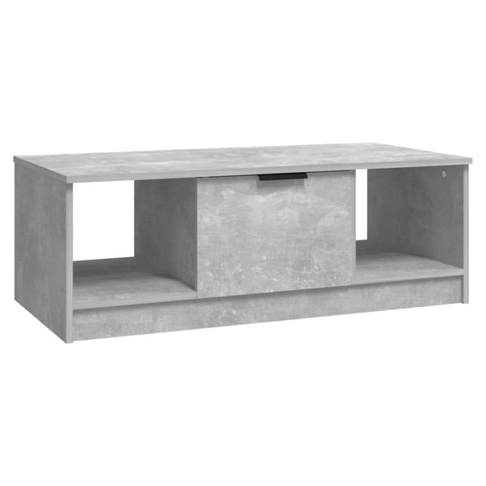 Măsuță de cafea, gri beton, 102x50x36 cm, lemn prelucrat - WALTI WALTI