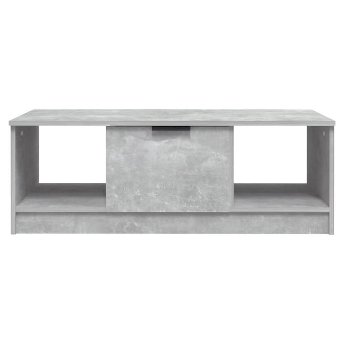Măsuță de cafea, gri beton, 102x50x36 cm, lemn prelucrat - WALTI WALTI