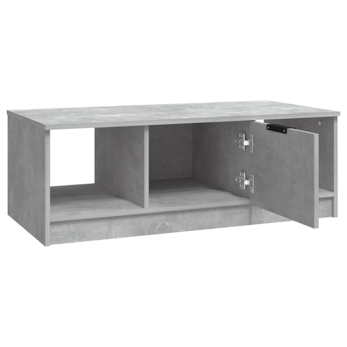 Măsuță de cafea, gri beton, 102x50x36 cm, lemn prelucrat - WALTI WALTI