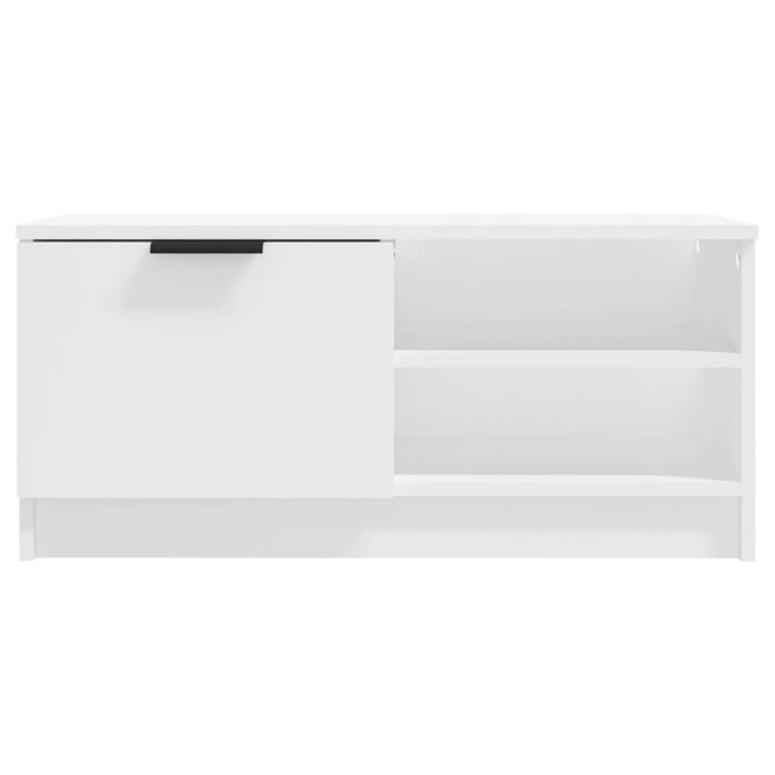 Comodă TV, 2 buc., alb, 80x35x36,5 cm, lemn prelucrat - WALTI WALTI