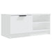 Comodă TV, 2 buc., alb, 80x35x36,5 cm, lemn prelucrat - WALTI WALTI