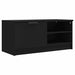 Comodă TV, negru, 80x35x36,5 cm, lemn prelucrat - WALTI WALTI