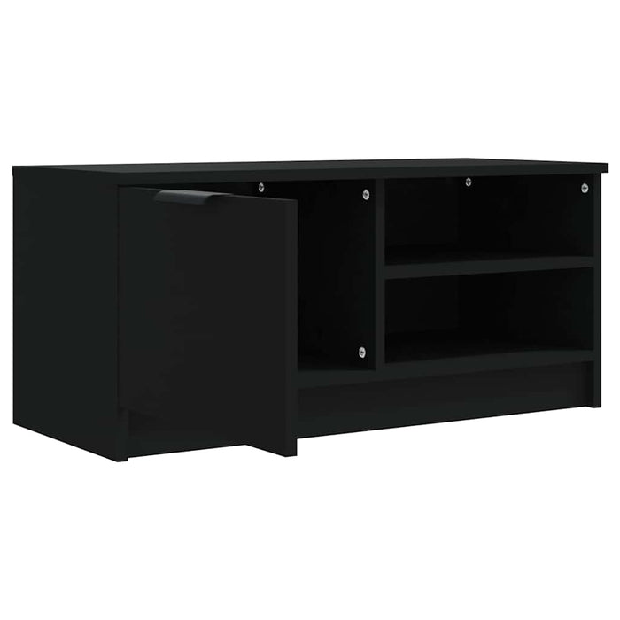 Comodă TV, 2 buc., negru, 80x35x36,5 cm, lemn prelucrat - WALTI WALTI