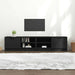 Comodă TV, 2 buc., negru, 80x35x36,5 cm, lemn prelucrat - WALTI WALTI