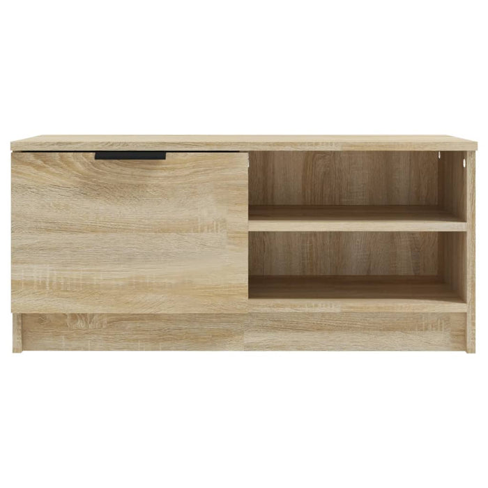 Comodă TV, stejar sonoma, 80x35x36,5 cm, lemn prelucrat - WALTI WALTI
