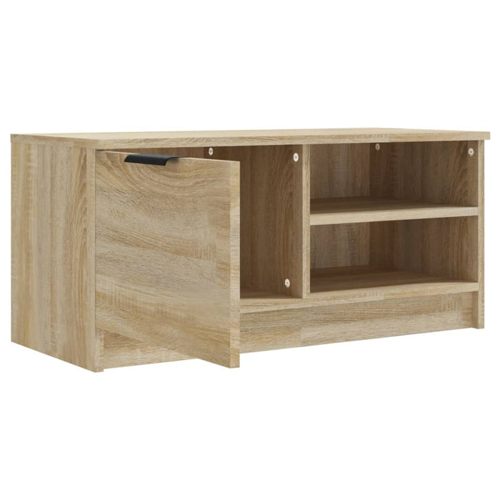 Comodă TV, 2 buc., stejar sonoma, 80x35x36,5 cm, lemn prelucrat - WALTI WALTI