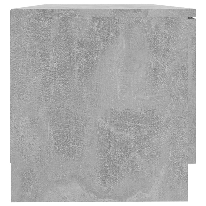 Comodă TV, gri beton, 80x35x36,5 cm, lemn prelucrat - WALTI WALTI