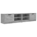 Comodă TV, 2 buc., gri beton, 80x35x36,5 cm, lemn prelucrat - WALTI WALTI