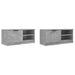 Comodă TV, 2 buc., gri beton, 80x35x36,5 cm, lemn prelucrat - WALTI WALTI