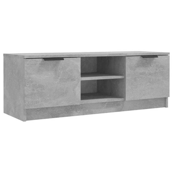 Comodă TV, gri beton, 102x35x36,5 cm, lemn prelucrat - WALTI WALTI