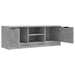 Comodă TV, gri beton, 102x35x36,5 cm, lemn prelucrat - WALTI WALTI