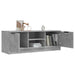 Comodă TV, gri beton, 102x35x36,5 cm, lemn prelucrat - WALTI WALTI