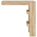 Masă bar de perete stejar sonoma 102x45x103,5 cm lemn compozit - WALTI WALTI