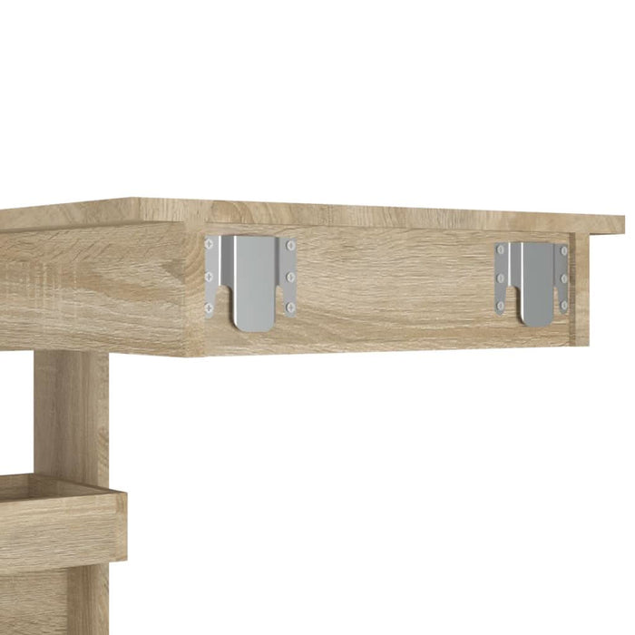 Masă bar de perete stejar sonoma 102x45x103,5 cm lemn compozit - WALTI WALTI