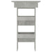 Masă bar de perete gri beton 102x45x103,5 cm lemn compozit - WALTI WALTI