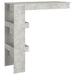 Masă bar de perete gri beton 102x45x103,5 cm lemn compozit - WALTI WALTI