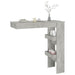 Masă bar de perete gri beton 102x45x103,5 cm lemn compozit - WALTI WALTI