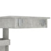 Masă bar de perete gri beton 102x45x103,5 cm lemn compozit - WALTI WALTI