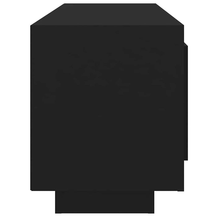 Comodă TV, negru, 102x35x45 cm, lemn prelucrat WALTI