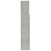 Tăblie de pat cu dulap, gri beton, 100x19x103,5 cm - WALTI WALTI