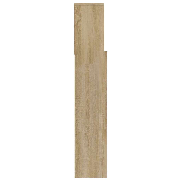 Tăblie de pat cu dulap, stejar sonoma, 120x19x103,5 cm - WALTI WALTI