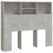 Tăblie de pat cu dulap, gri beton, 120x19x103,5 cm - WALTI WALTI