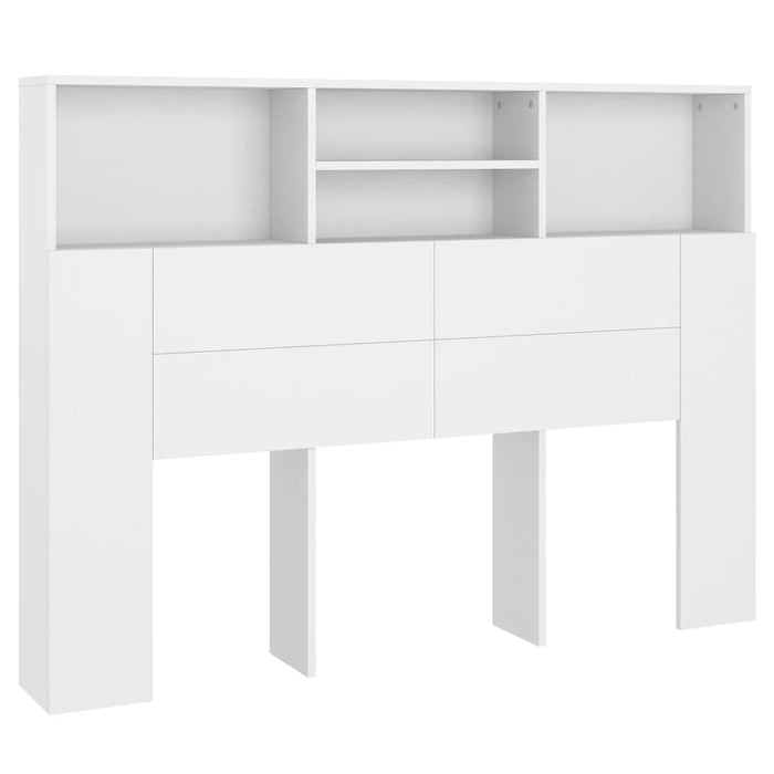 Dulap pentru tăblie de pat, alb, 140x19x103,5 cm WALTI