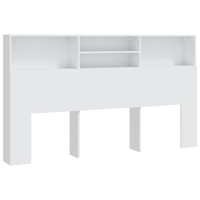 Tăblie de pat cu dulap, alb, 180x19x103,5 cm - WALTI WALTI