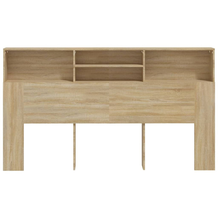 Tăblie de pat cu dulap, stejar sonoma, 180x19x103,5 cm - WALTI WALTI