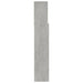 Tăblie de pat cu dulap, gri beton, 180x19x103,5 cm - WALTI WALTI