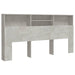 Dulap tăblie, gri beton, 200x19x103,5 cm - WALTI WALTI