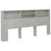 Dulap tăblie, gri beton, 220x19x103,5 cm - WALTI WALTI