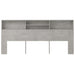 Dulap tăblie, gri beton, 220x19x103,5 cm - WALTI WALTI