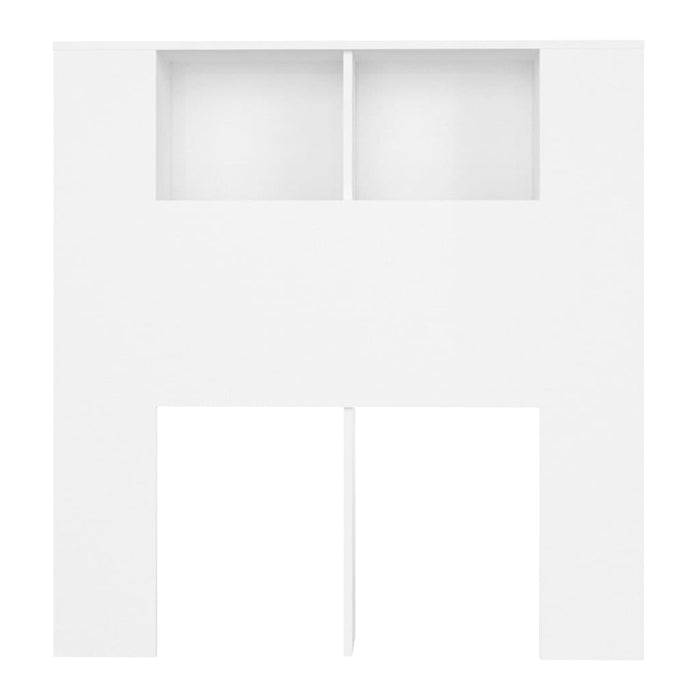 Tăblie de pat cu dulap, alb, 100x18,5x104,5 cm - WALTI WALTI