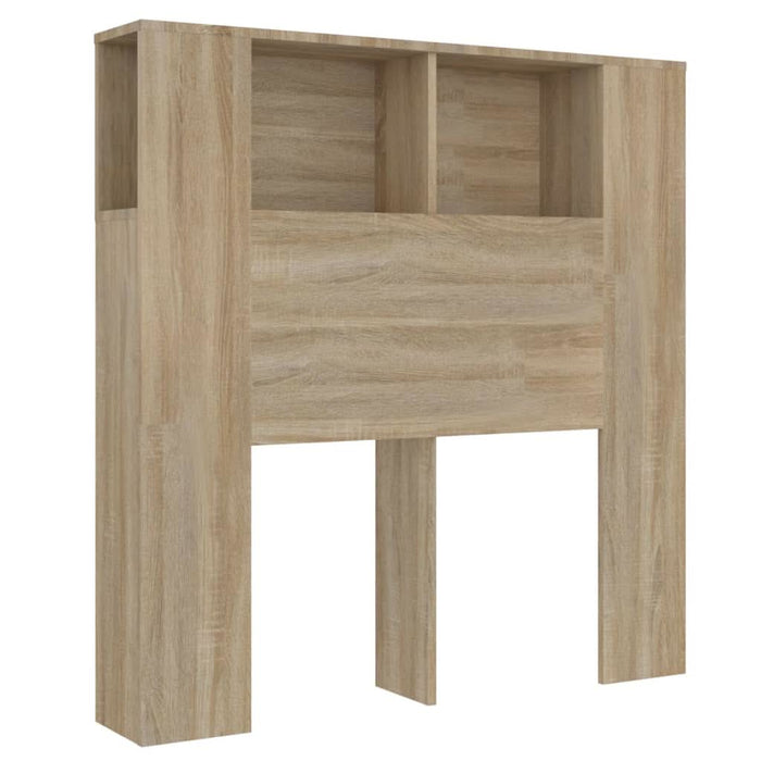 Tăblie de pat cu dulap, stejar sonoma, 100x18,5x104,5 cm - WALTI WALTI